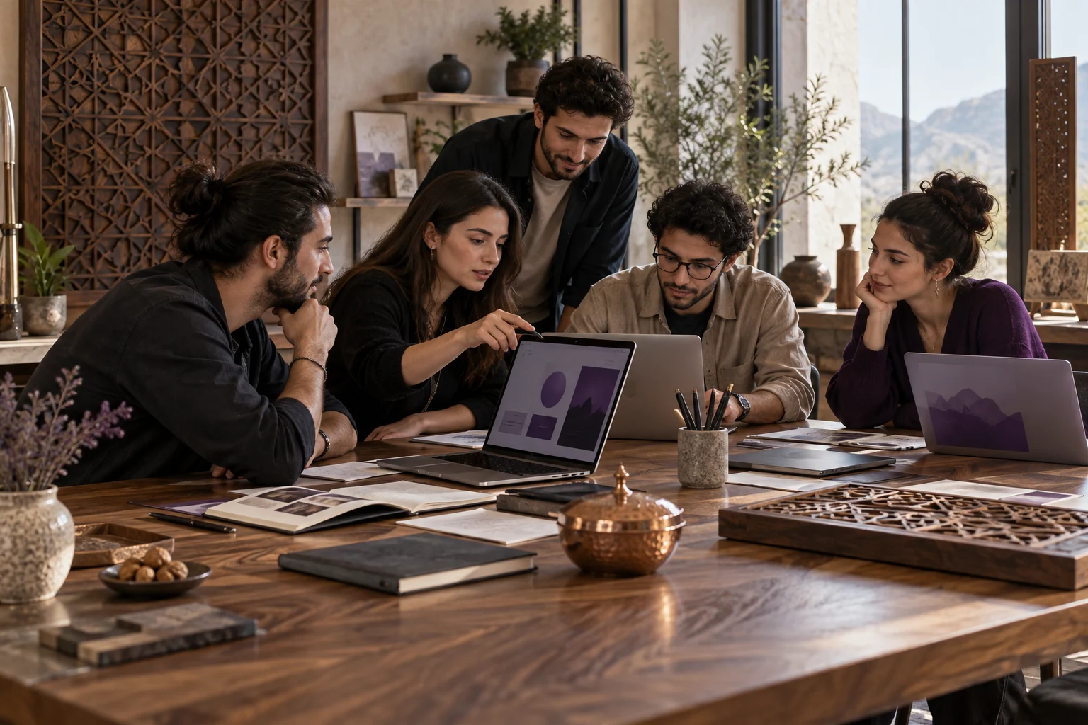Tokat web tasarım projesi için birlikte çalışan ekip